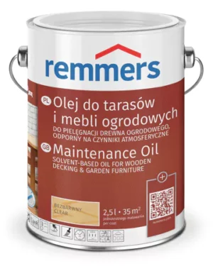 Olej do tarasów i mebli ogrodowych Remmers